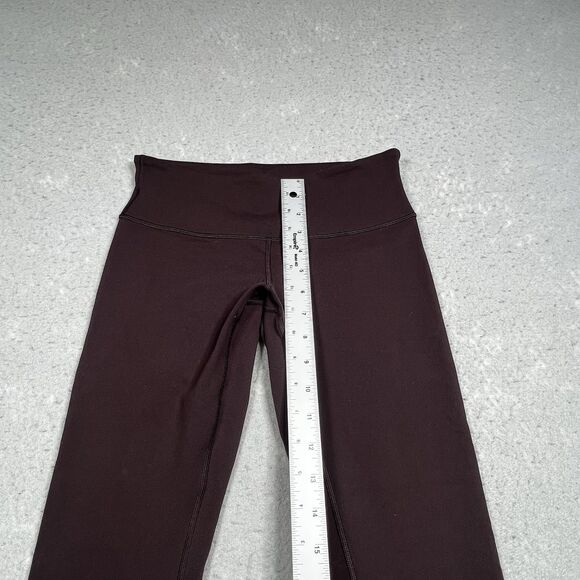 Lululemon Leggings Women’s 6 Wunder Under Maroon Running Yoga Workout 28” - Picture 6 of 11